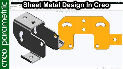 convert part to sheet metal creo 3.0|sheet metal in creo parametric.